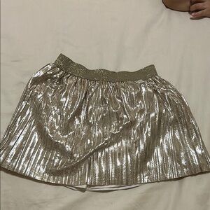 Carter's Shiny Gold Pleated Skirt